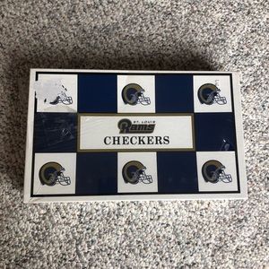 St. Louis Rams checkers game set